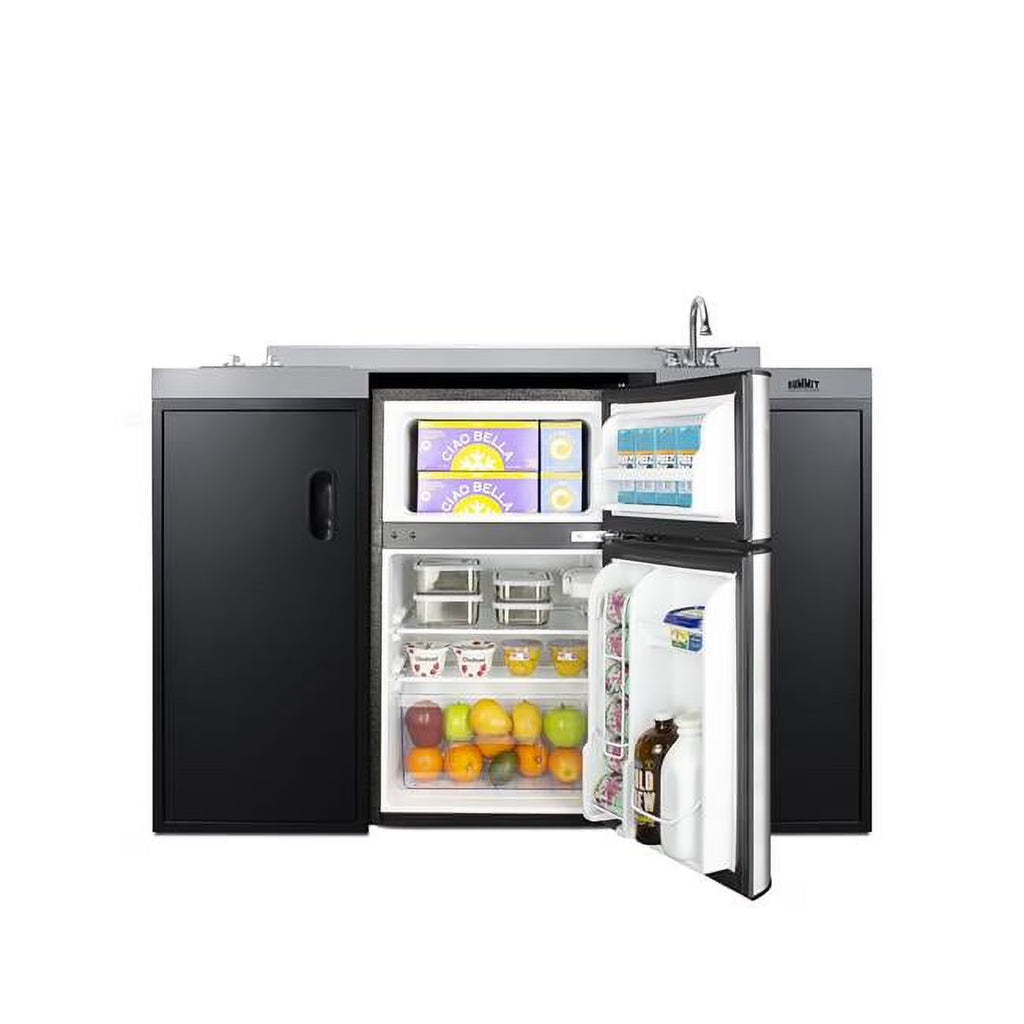 55" Wide Stainless Steel Kitchenette N826572