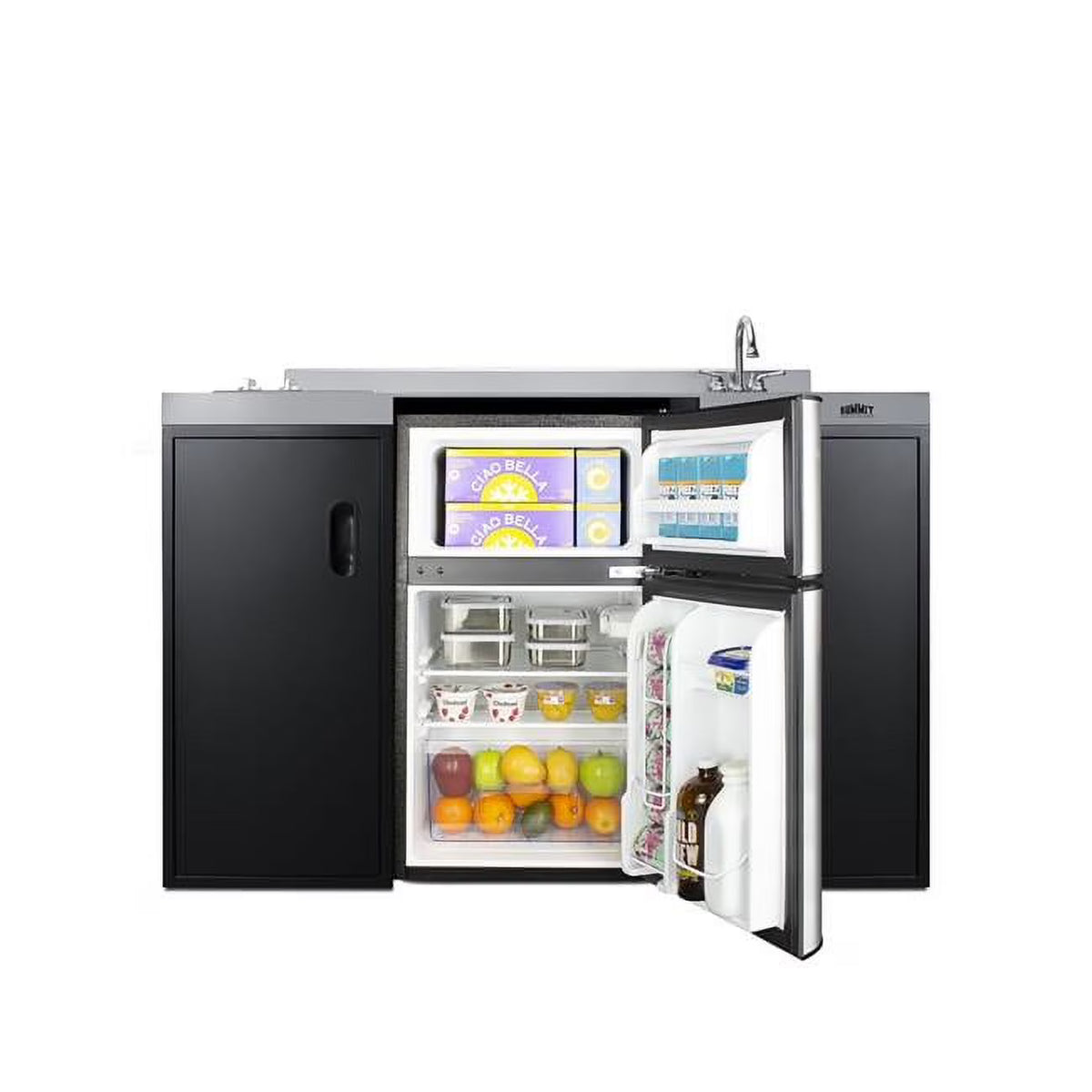 55" Wide Stainless Steel Kitchenette N826572