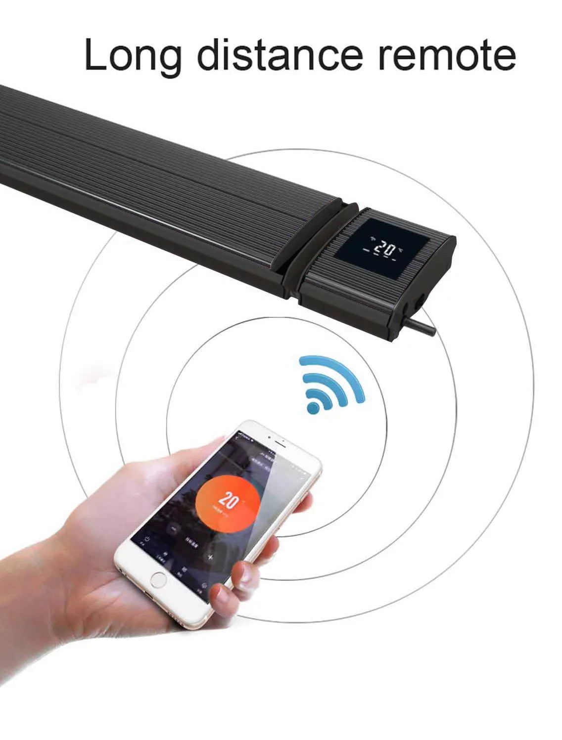 44' WiFi Smart Controlled Infrared Radiant Heater A67085