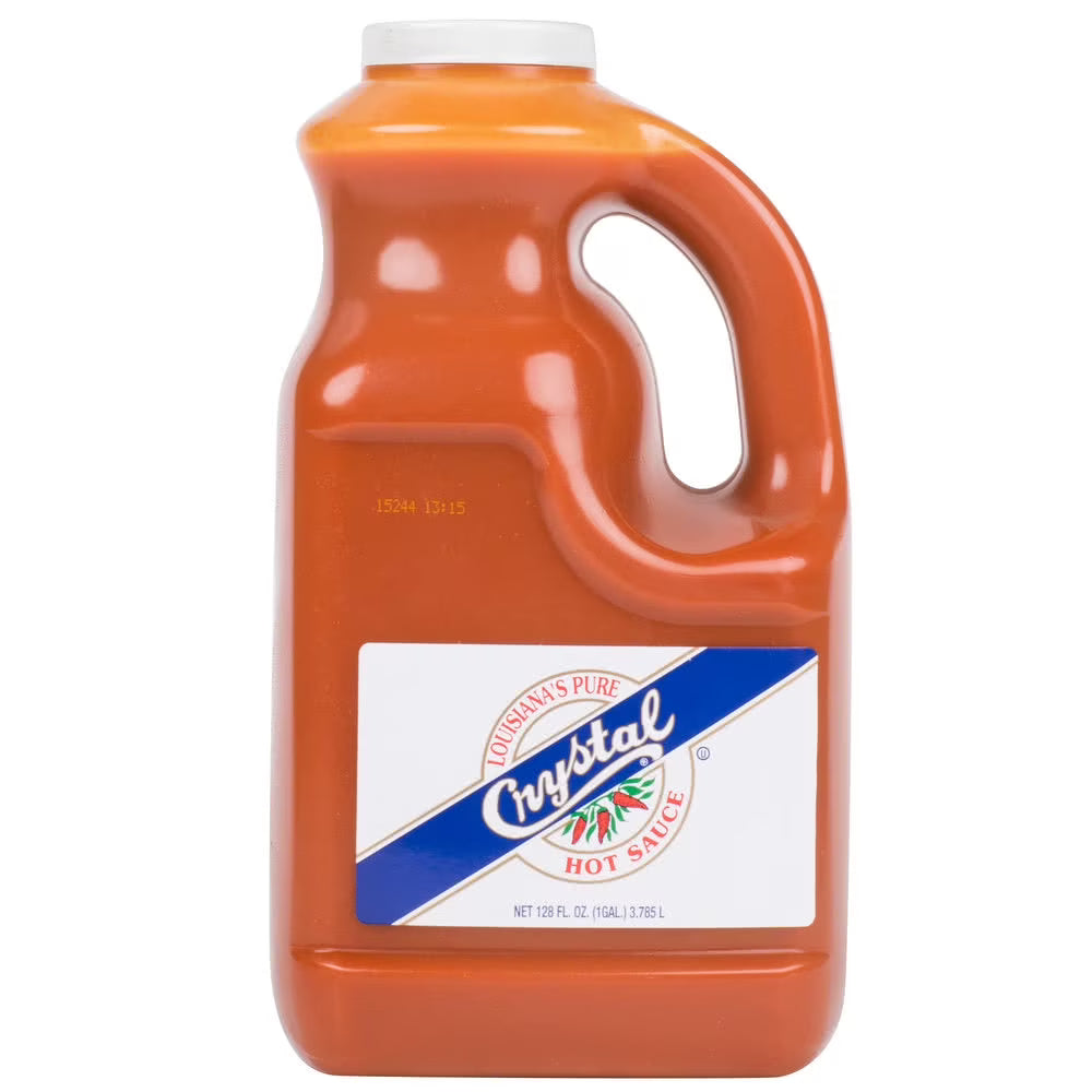 Crystal Hot Sauce 1 Gallon Plastic Bottles Q1362