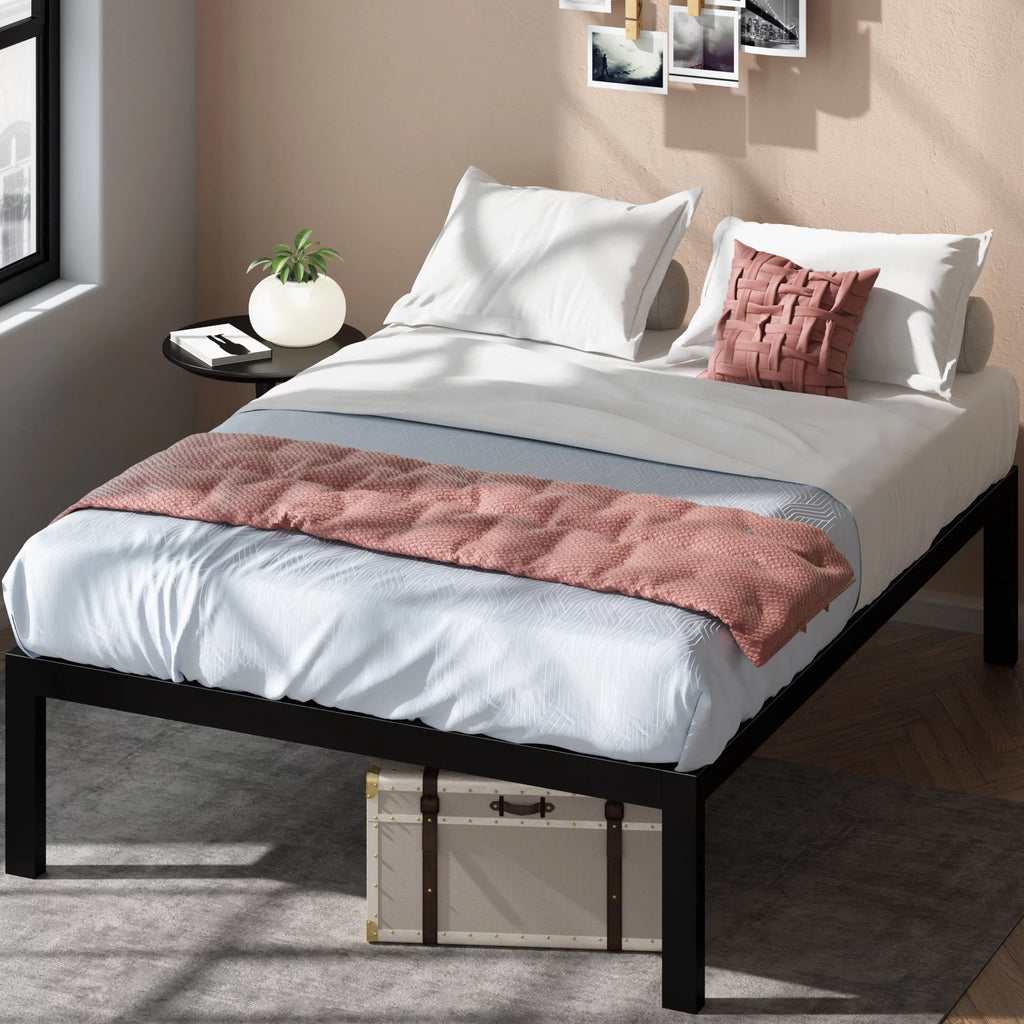 18" Metal Platform Bed Frame, Queen F361568