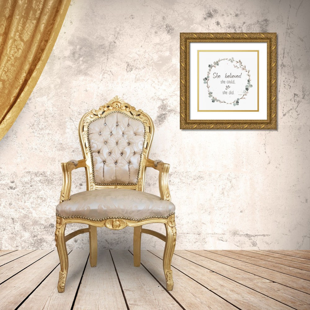 Gold Ornate Wood Framed Museum Art Print K291712