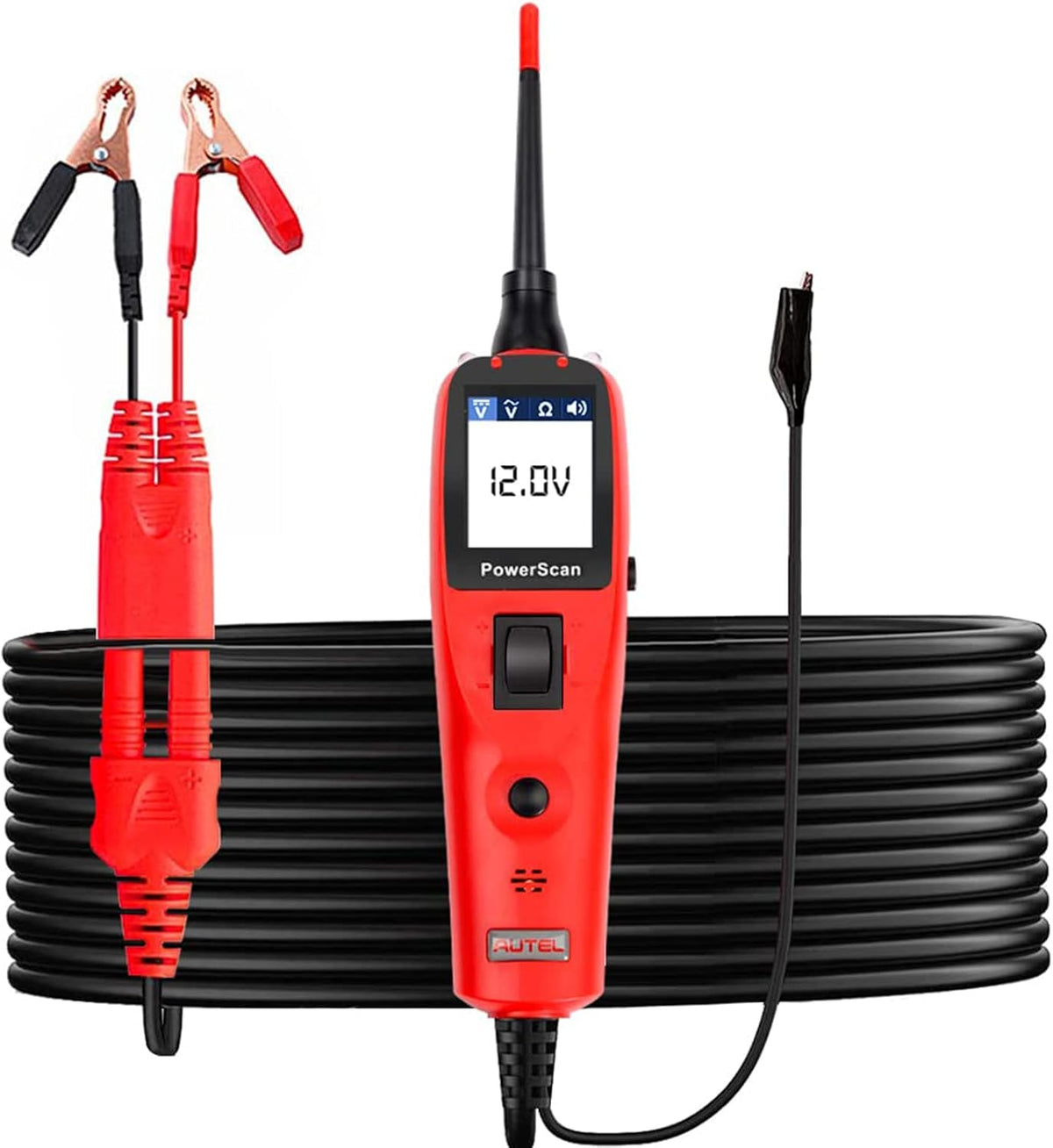 Circuit Tester with 20ft Cable, Built-In Circuit Breaker U43539