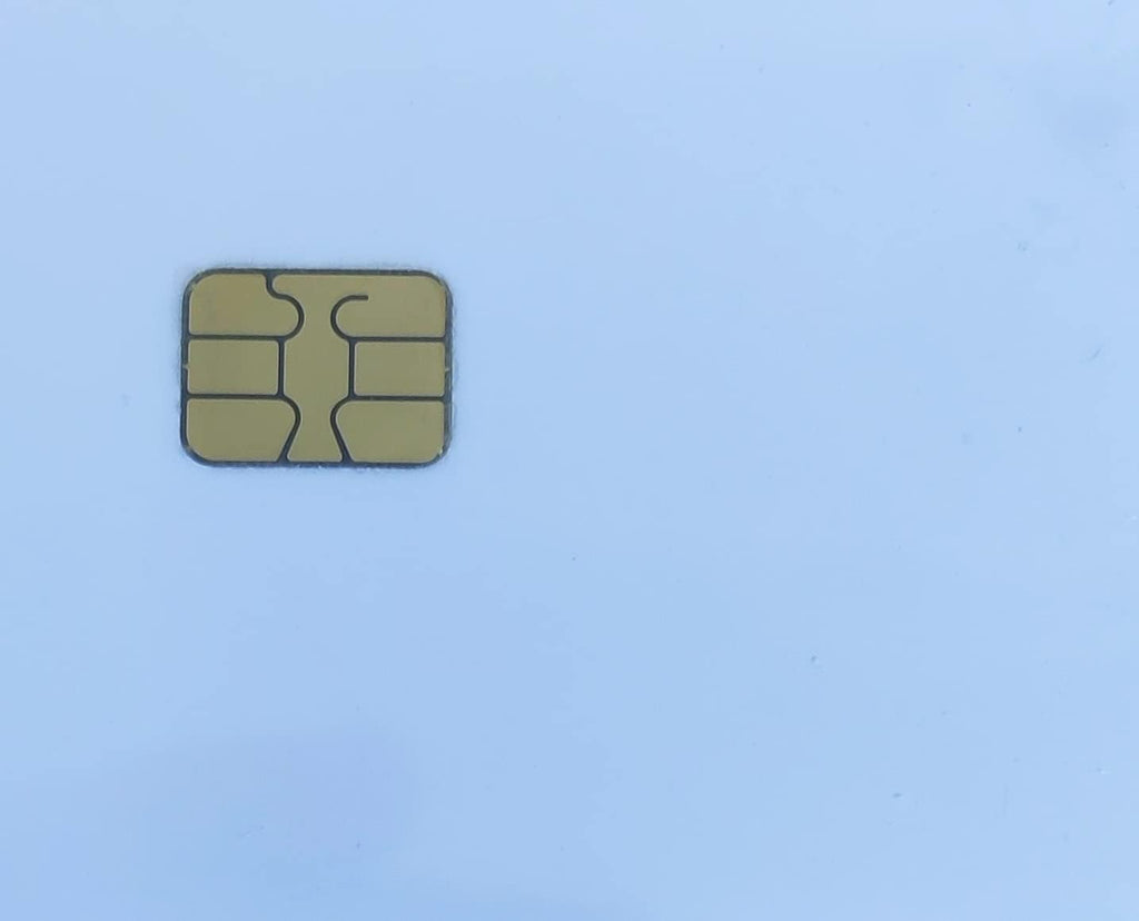 10 Pack Blank White EMV Chip Cards with Magnetic Stripe X645969