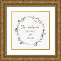 Gold Ornate Wood Framed Museum Art Print K291712