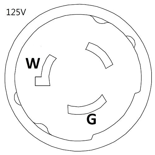 3-Prong 50A 125V NEMA SS1-50 Extension Cord, 75FT B942