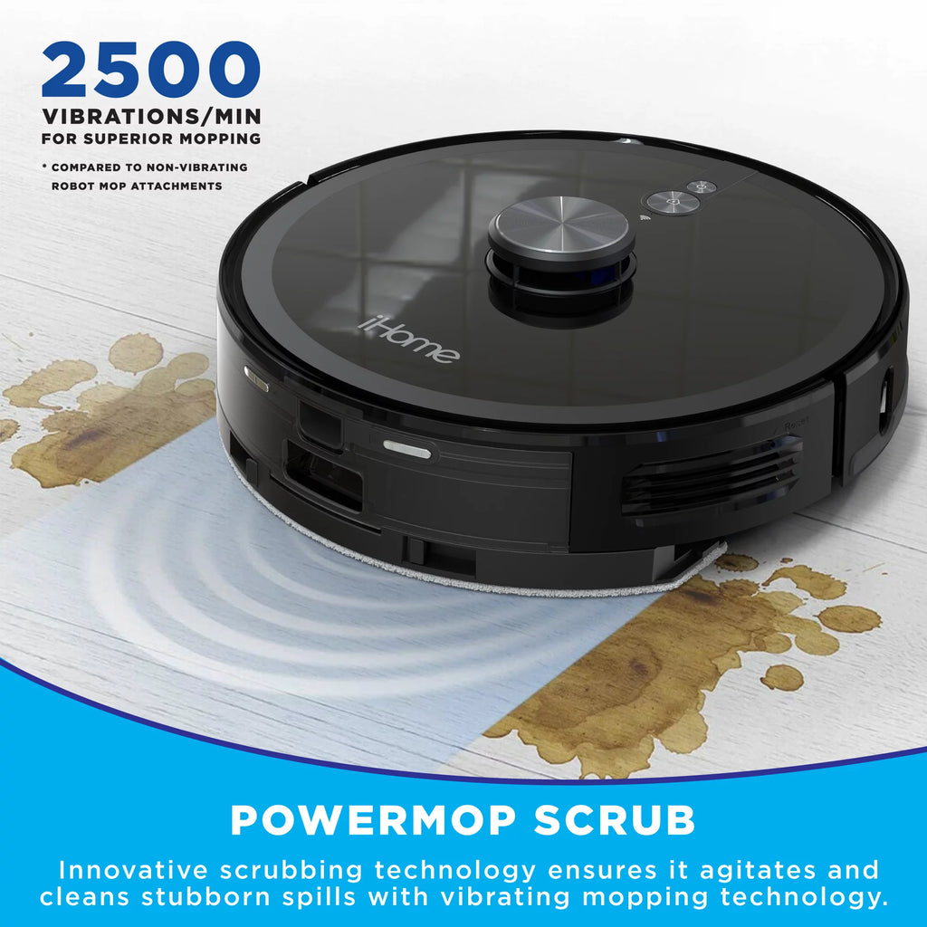 3-in-1 Robot Vacuum with Vibrating Mop K33947