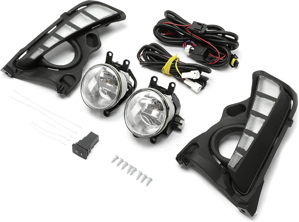 LED Daytime Running Light Fog Lights with Harness Kit U77411