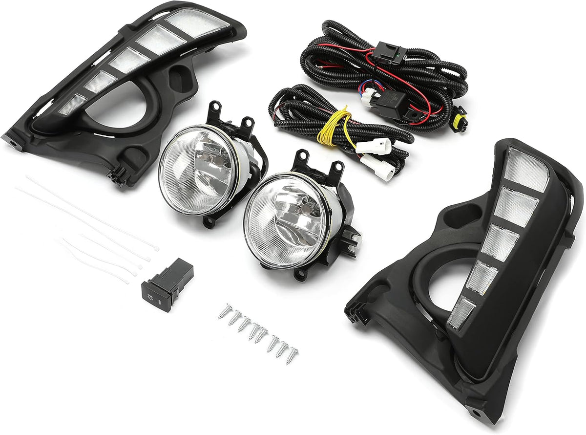 LED Daytime Running Light Fog Lights with Harness Kit U77411