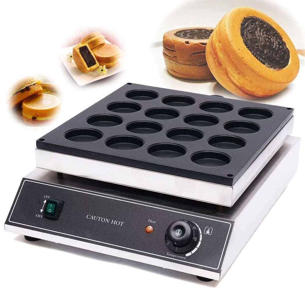 16 Holes Electric Nonstick Waffle Pancake Maker 1700W O7965