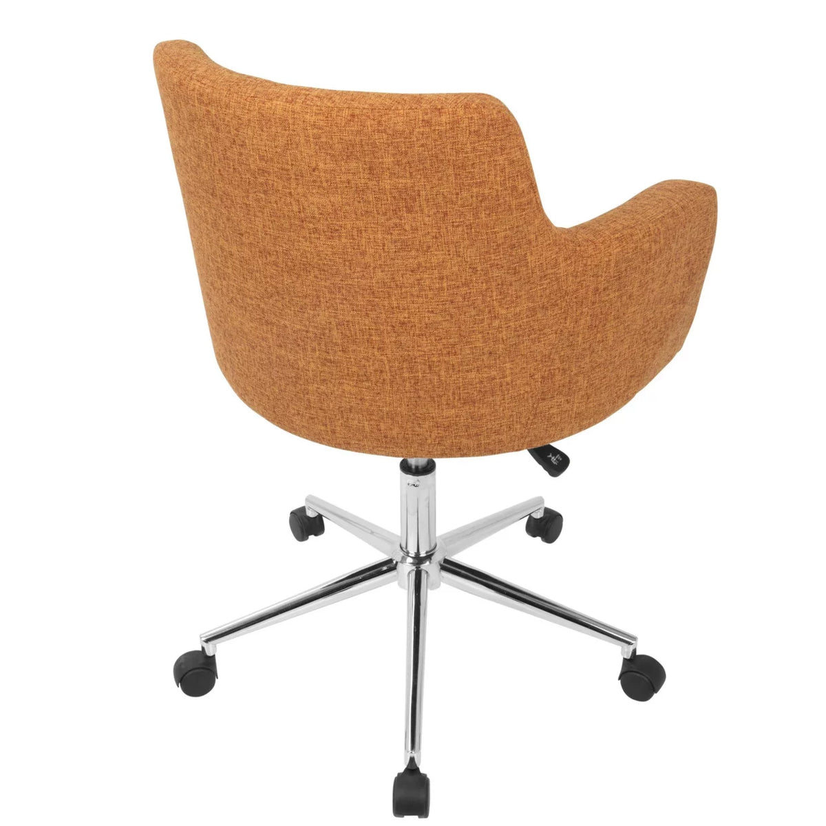 Adjustable Orange Metal Fabric Office Chair O5190