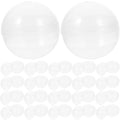 100pcs Clear Plastic Fillable Balls E788