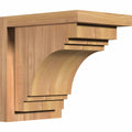 Western Red Cedar Corbel with Backplate Q30897