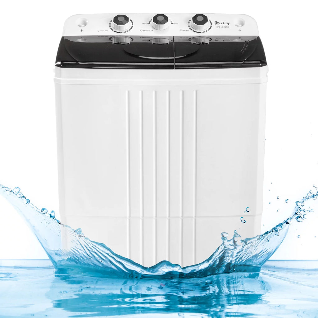 Compact Twin Tub Portable Mini Washing Machine with Drain Pump I871