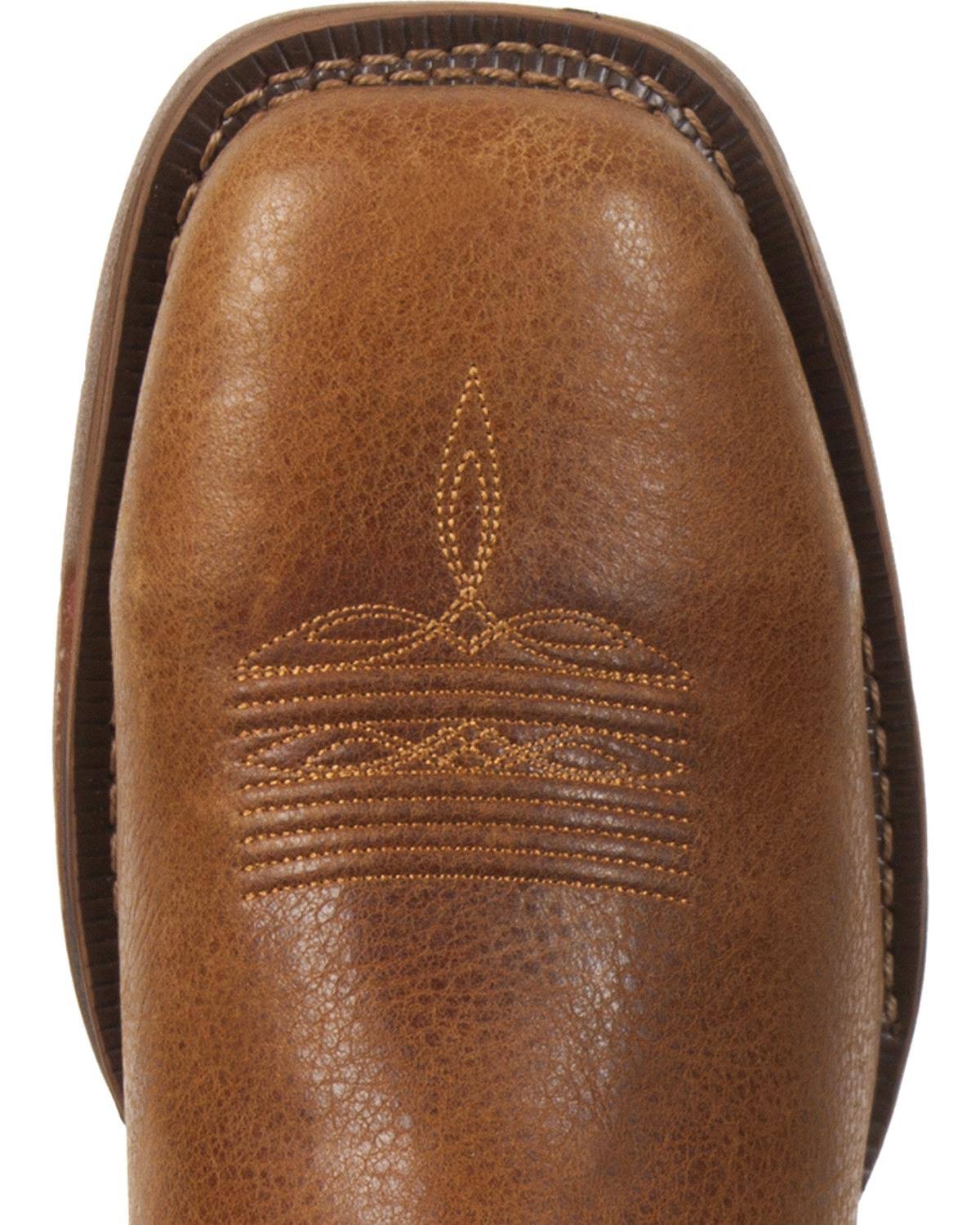 Brown Carbon Fiber Toe Western Boots S7933