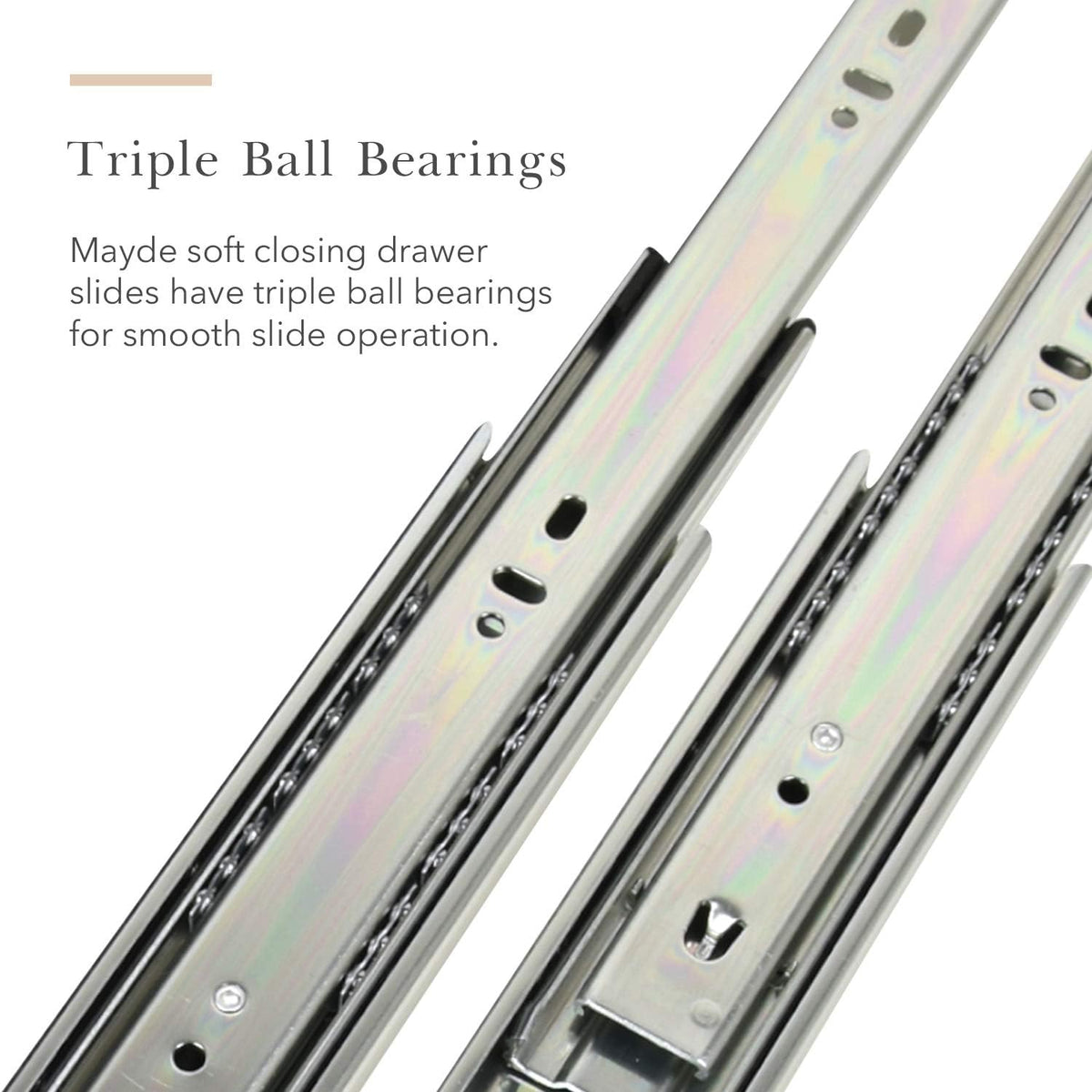 10-Pairs 18 Inch Soft Close Drawer Slides R773779