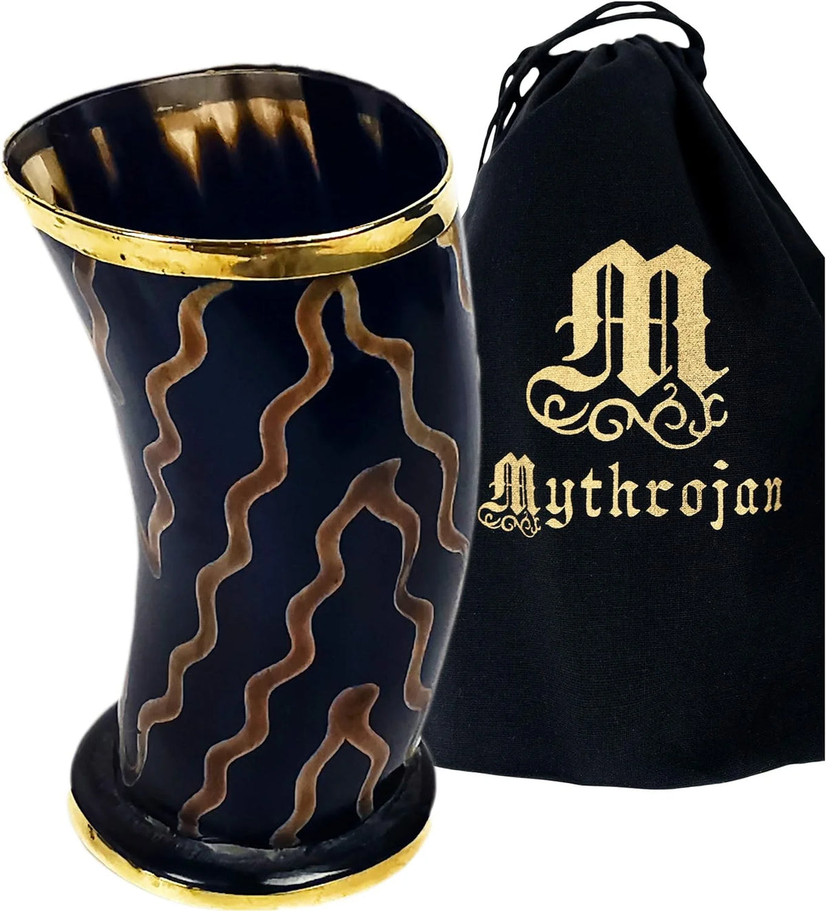 250 ML Polished Finish Drinking Horn Shot Glass V41549