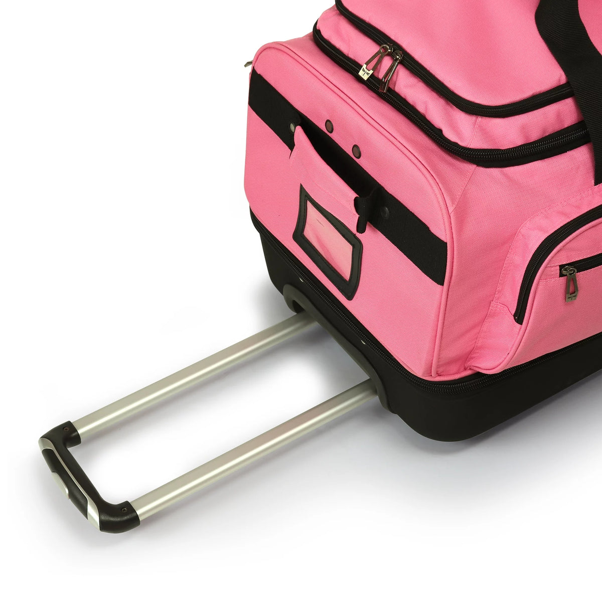 Pink/Black 28 inch Collapsible Duffel with Wheels W740710