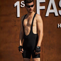 Black 4D Padded Cycling Bib Shorts E6145
