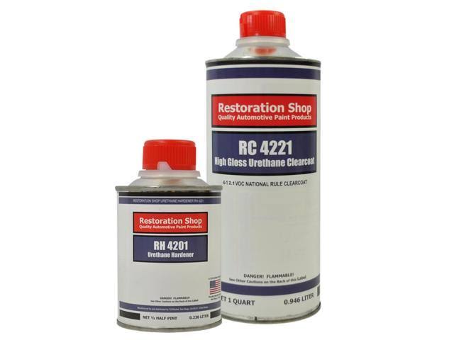 Aquamarine Urethane Basecoat/Clearcoat Car Paint Complete Quart Kit K692