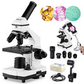 100X-2000X Compound Microscope with Slides D207685