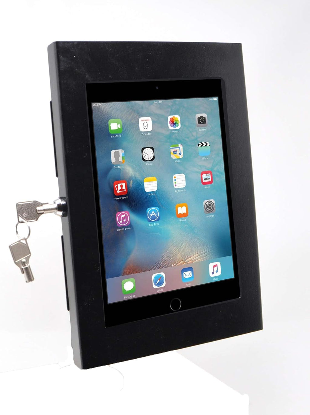 Black Metal Locking Case for iPad Mini 6 8.3 2021 O1526