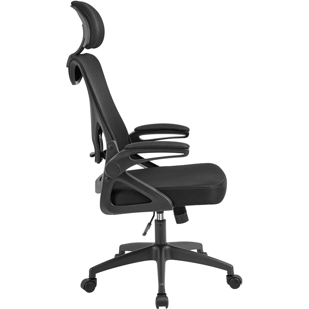 Set of 2 Black High Back Office Chair X553883
