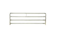 Clamp-On Half-Length Bed Rails, 1 Pair, Brown Z4732
