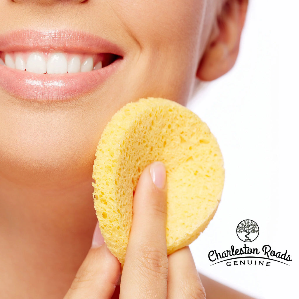 Compressed Cellulose Facial Cleansing Sponge (White, 50) S119261
