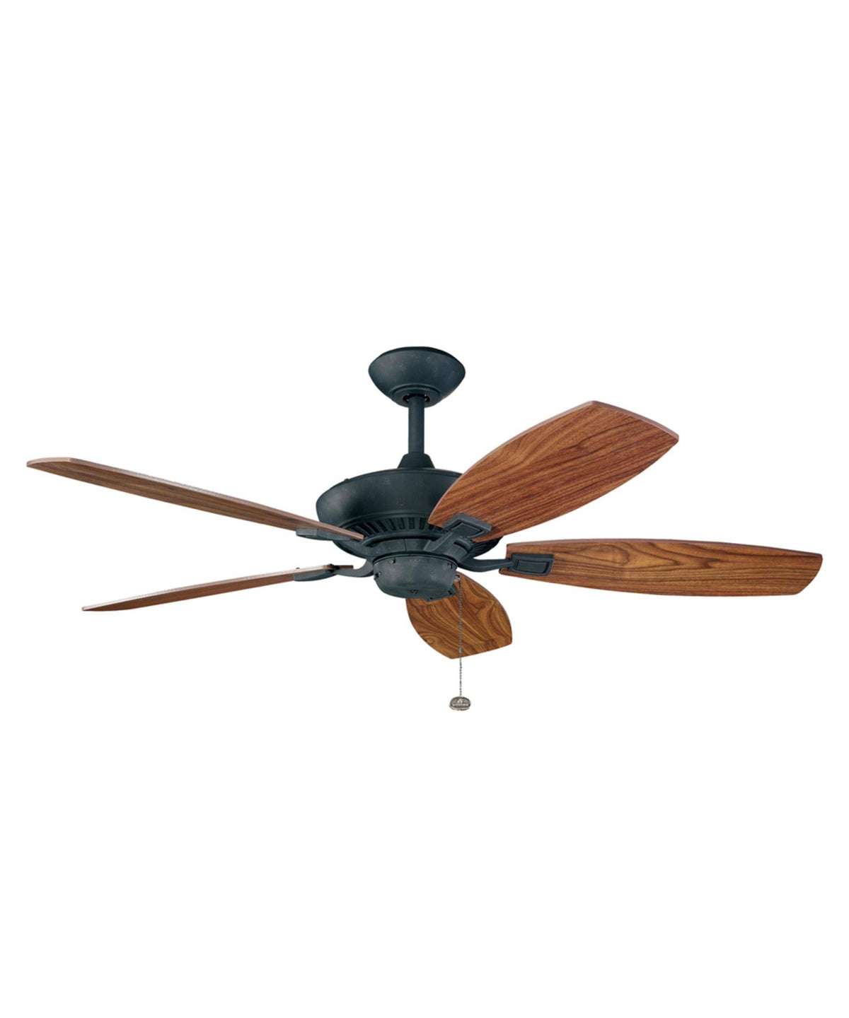 Distressed Black Ceiling Fan I7987