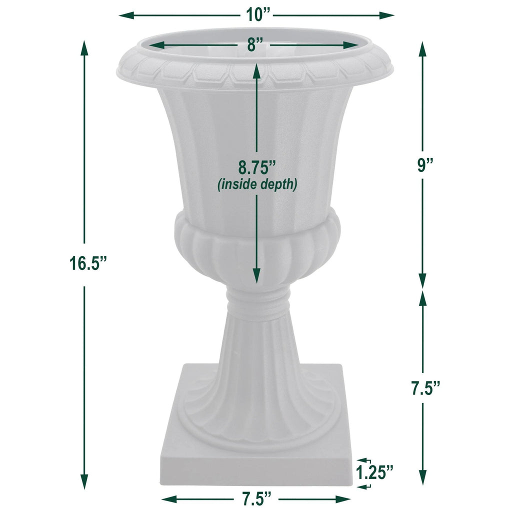 Black Plastic Urn Pack of 2 A9392