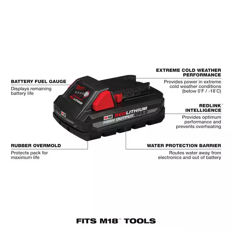 18-Volt Lithium-Ion Brushless Cordless Compact Drill/Impact Combo Kit (2-Tool) with Batteries, Charger and Bag I4371