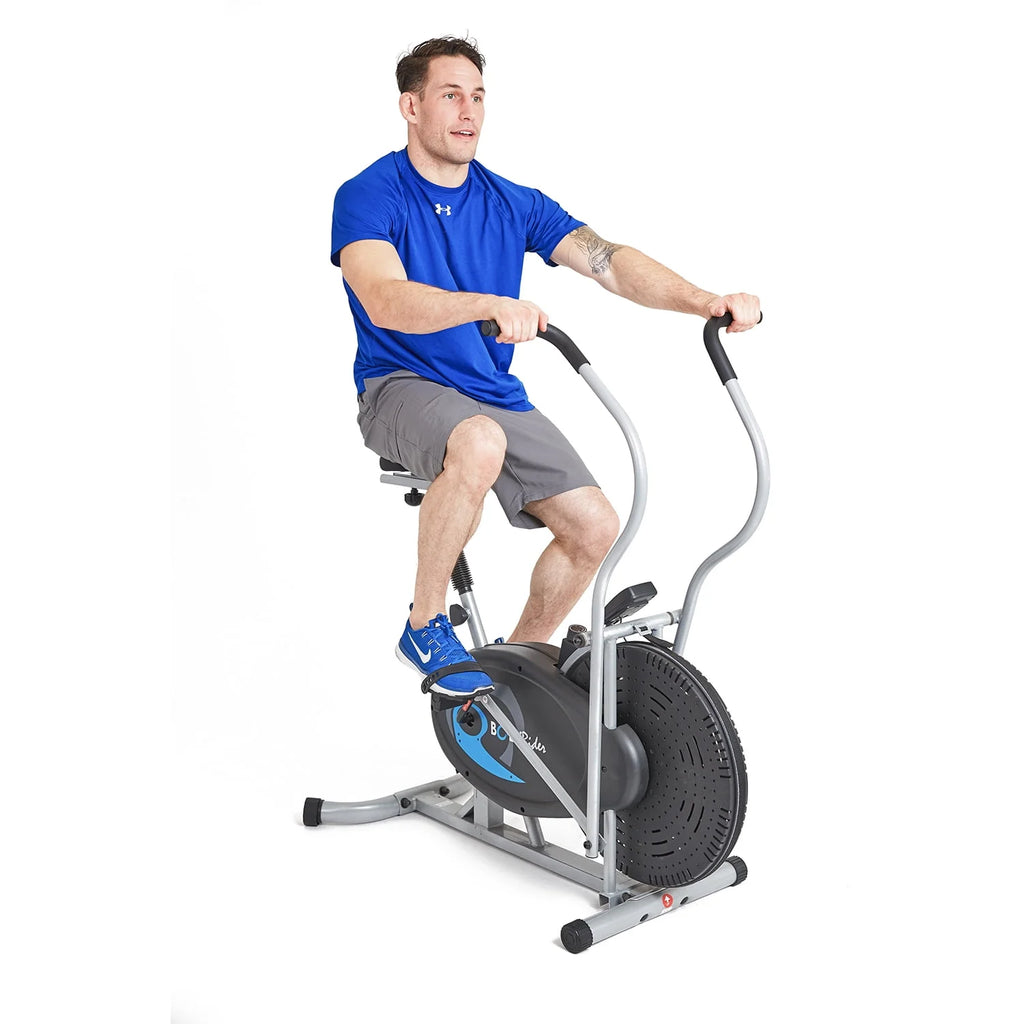 Upright Exercise Fan Bike with Softer Seat Q4838
