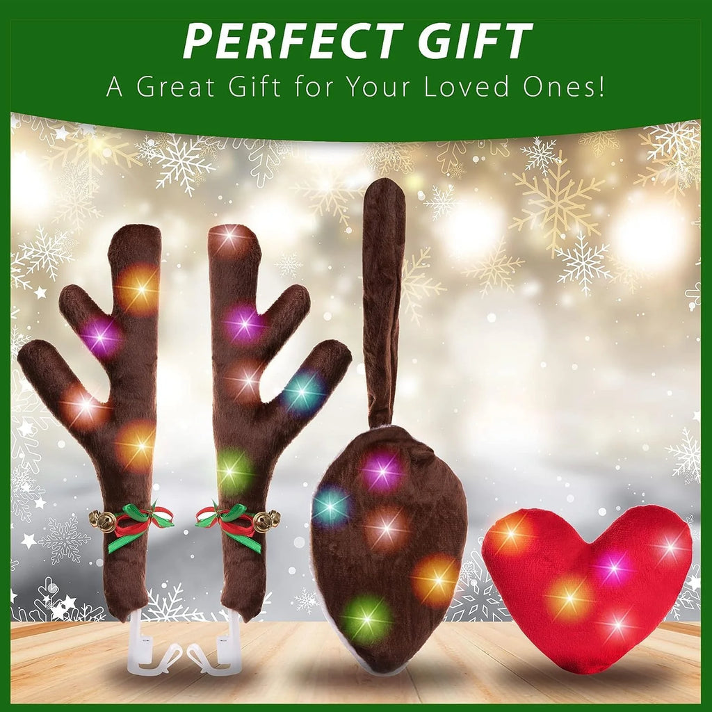 Car Reindeer Kit with LED Lights Y7732