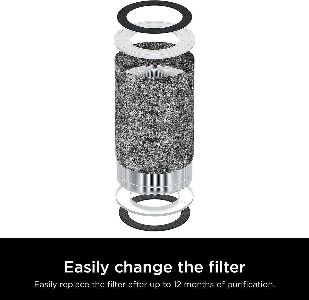 Open Box Air Purifier with HEPA Air Filter W609