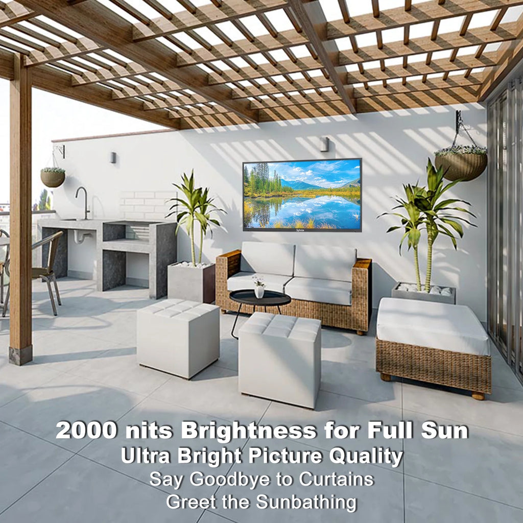 55 inch 2000 Nits 4K UHD IP55 Waterproof Outdoor TV Y535060