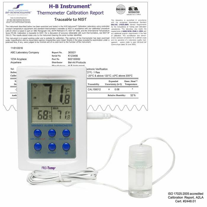 Dual Zone Verification Thermometer K111