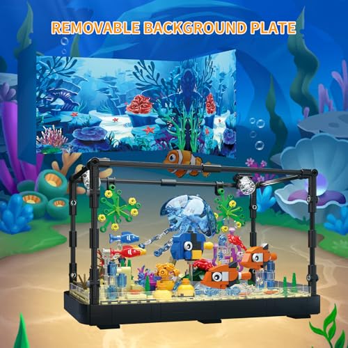 725 Pcs Lighting Aquarium Building Kits A11720
