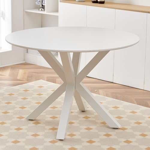 42" Faux Wood Round Dining Table N701896