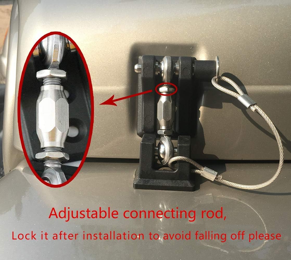 Hood Latches, Locking Hood Latch Kit, 1 Pair Pack of 2 B618