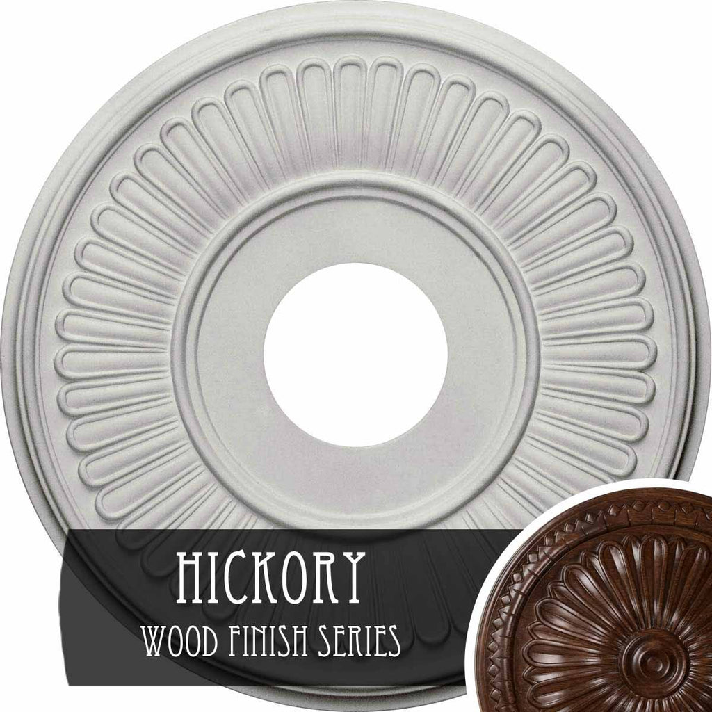 Hand-Painted Hickory Ceiling Medallion S217866