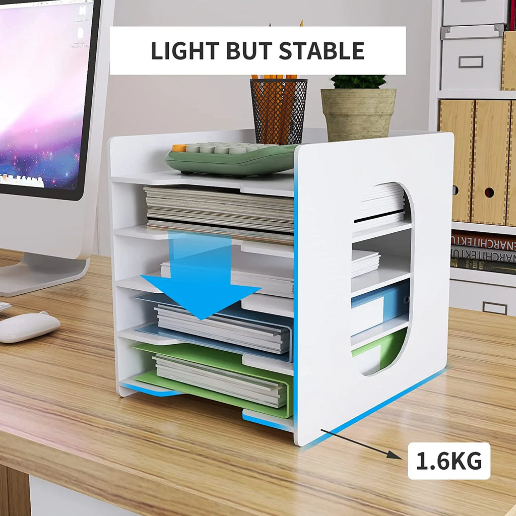 5-Tier Paper Organizer Letter Tray V687338