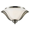Brushed Nickel 3-Light Ceiling Lamp O597