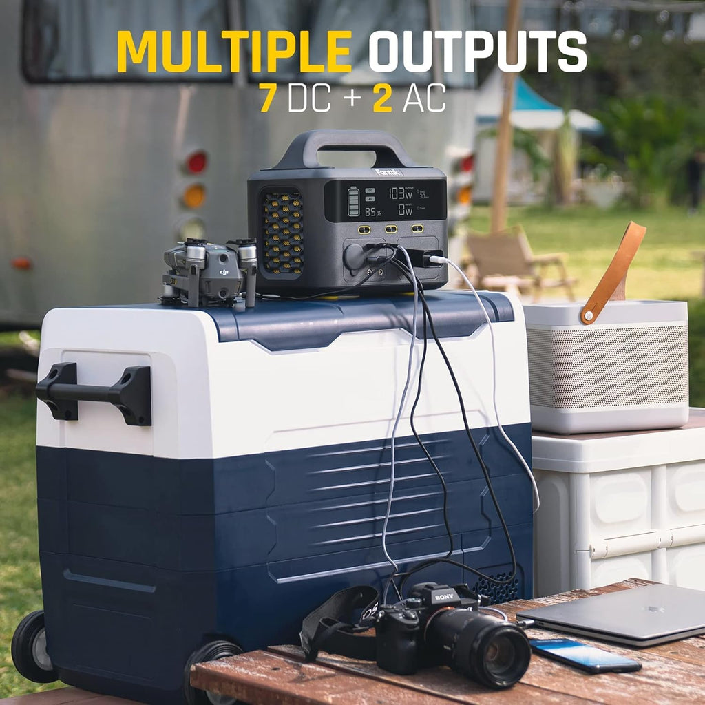 Portable Power Station 299Wh Lithium Battery with 2 AC Outlets T289902