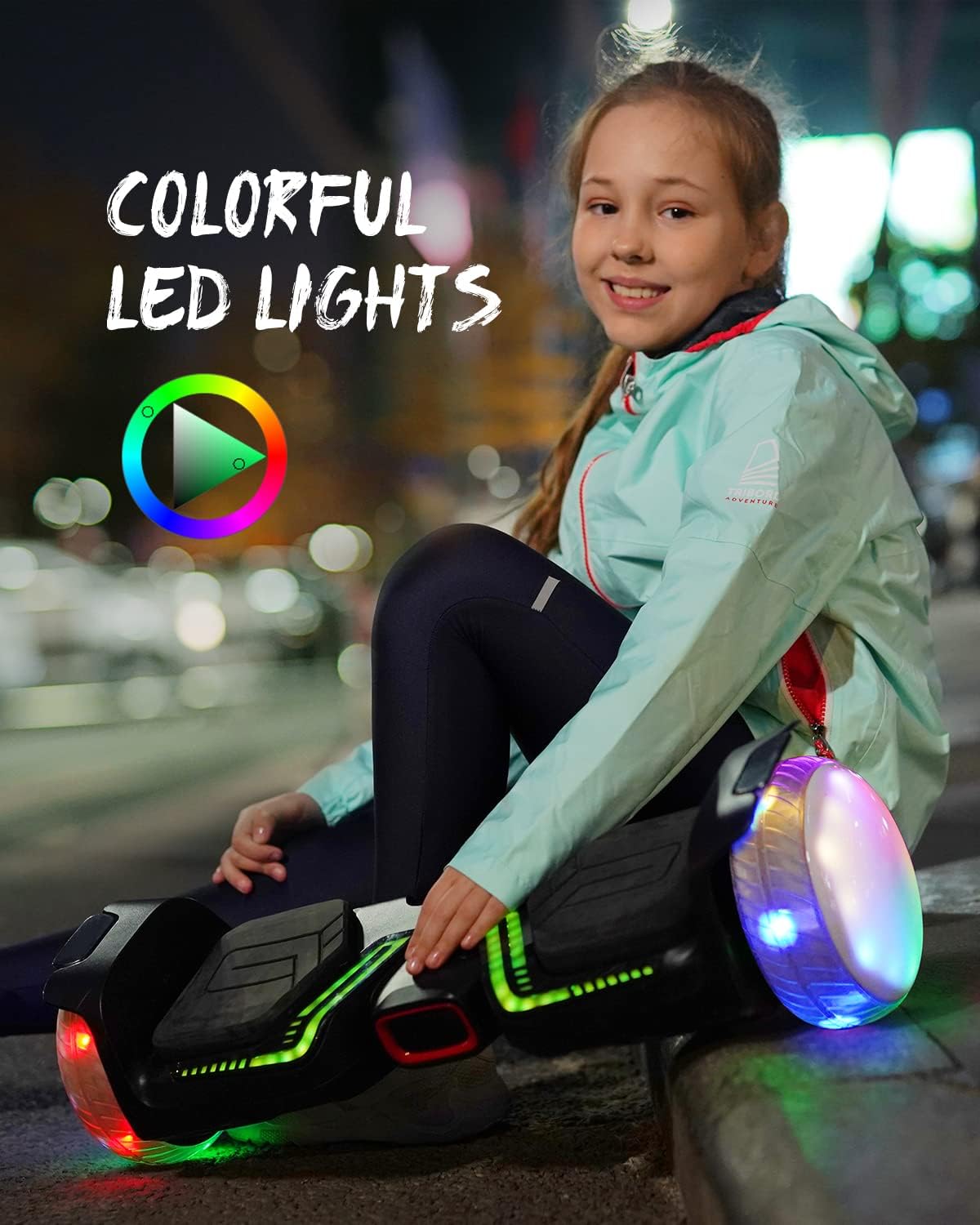 6.5” All Terrain Self Balancing Hoverboard with Bluetooth Speaker D482740