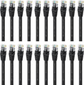 Black Cat5e Ethernet Patch Cable 3 Feet G297941