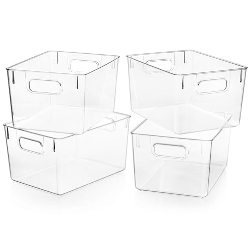 Clear Plastic Storage Bins E222