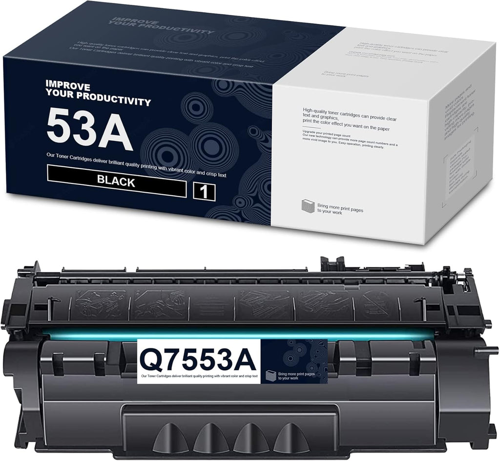 Compatible 53A Toner Cartridge Black 1-Pack X49496