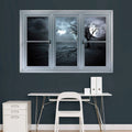 Full Moon Window Wall Decal O2632
