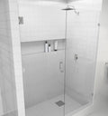 Chrome Frameless Hinged Shower Door Z469287